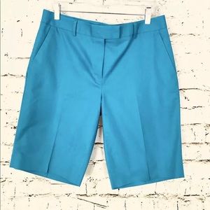 BROOKS BROTHERS Seersucker Women's Shorts Blue